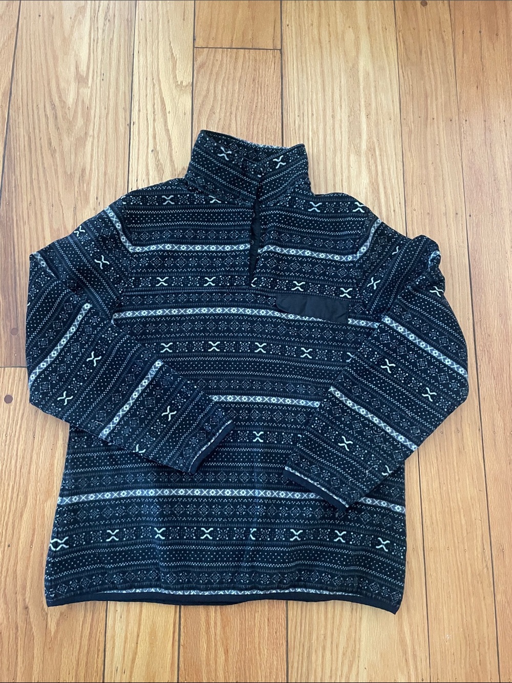 JACHS Patterned Quarter-Zip Sweater - Picture 2 of 10